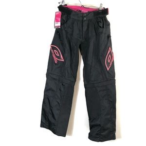 NWT ONEAL APOCALYPSE Motocross Riding Pants, Ladies size 1/2, Black and Pink